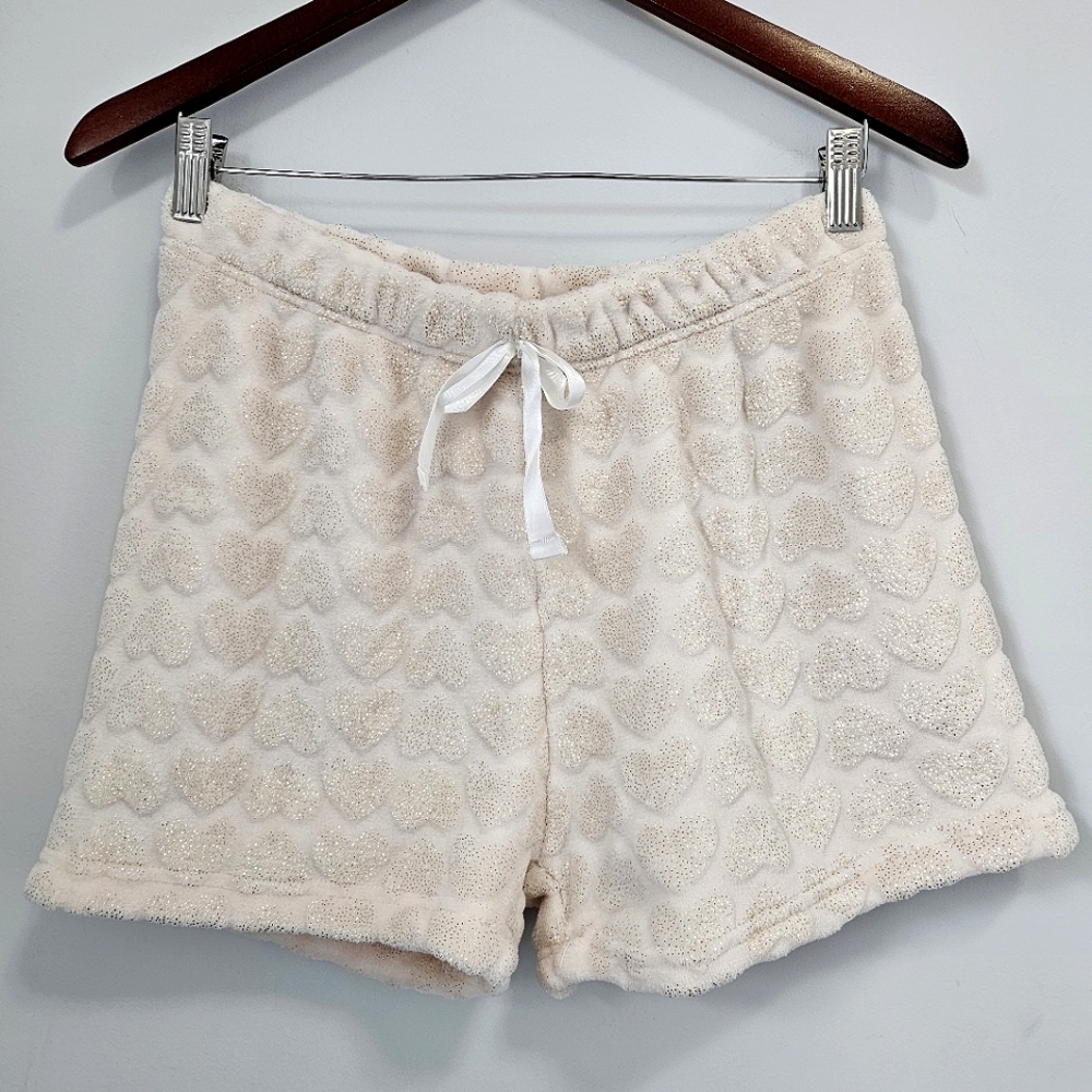 Weekend Edition Heart Teddy Lounge Shorts - Size US M